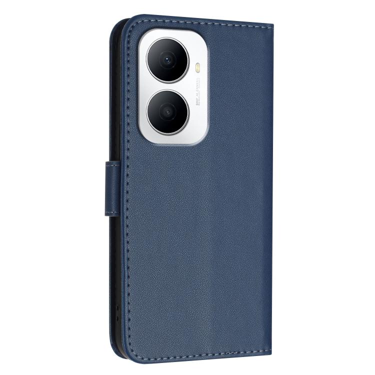 For Huawei Enjoy 80 Plus Triangle Pattern Buckle Clasp Leather Phone Case