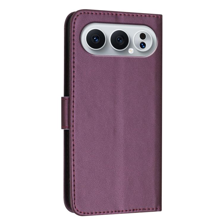 For Honor 500 / 500 Pro Global 155.8mm Triangle Pattern Buckle Clasp Leather Phone Case