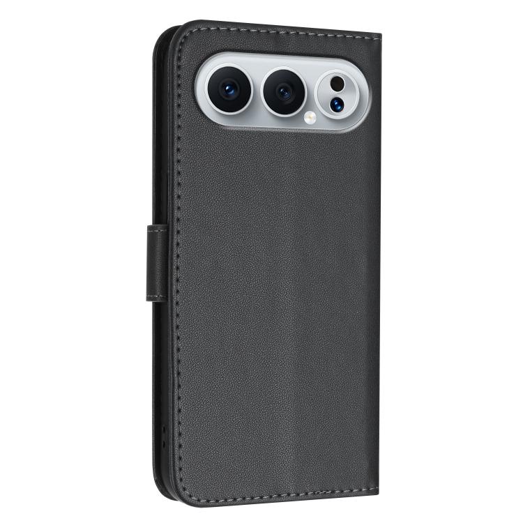 For Honor 500 / 500 Pro Global 155.8mm Triangle Pattern Buckle Clasp Leather Phone Case