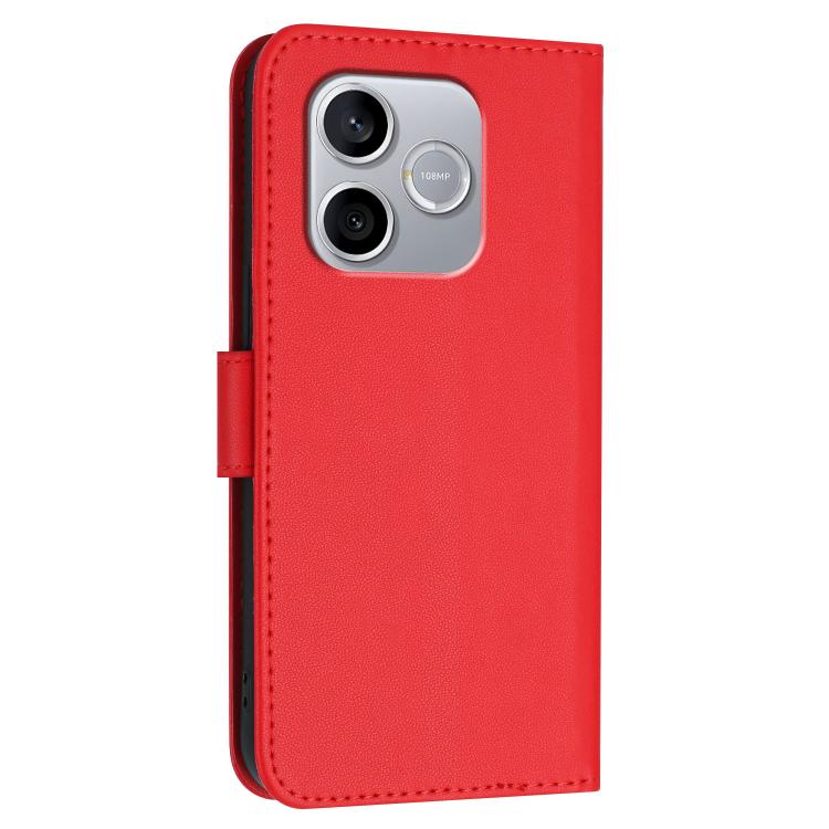 For Honor 600 Lite Global Triangle Pattern Buckle Clasp Leather Phone Case