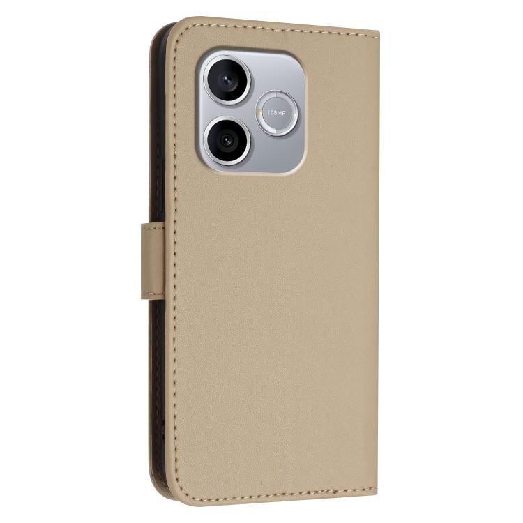 For Honor 600 Lite Global Triangle Pattern Buckle Clasp Leather Phone Case