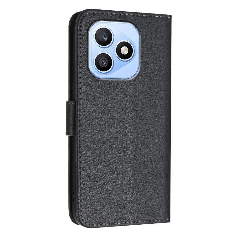 For Honor X8d 4G Triangle Pattern Buckle Clasp Leather Phone Case
