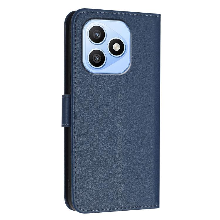 For Honor X8d 4G Triangle Pattern Buckle Clasp Leather Phone Case