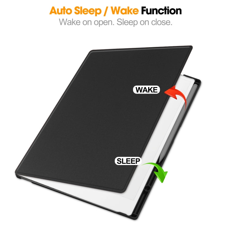 For reMarkable Paper Pro Voltage Holder Rotation Smart Leather Tablet Case