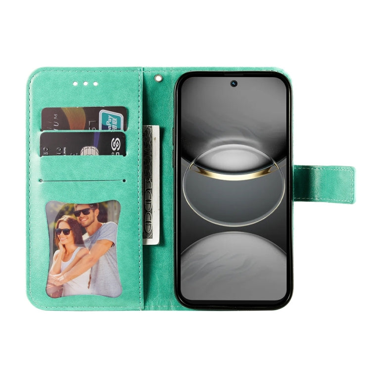 For Tecno Spark 30C Seven-petal Flowers Embossing Leather Phone Case
