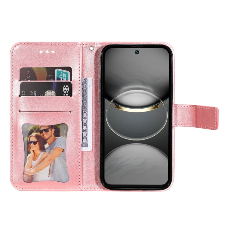 For Tecno Spark 30C Seven-petal Flowers Embossing Leather Phone Case