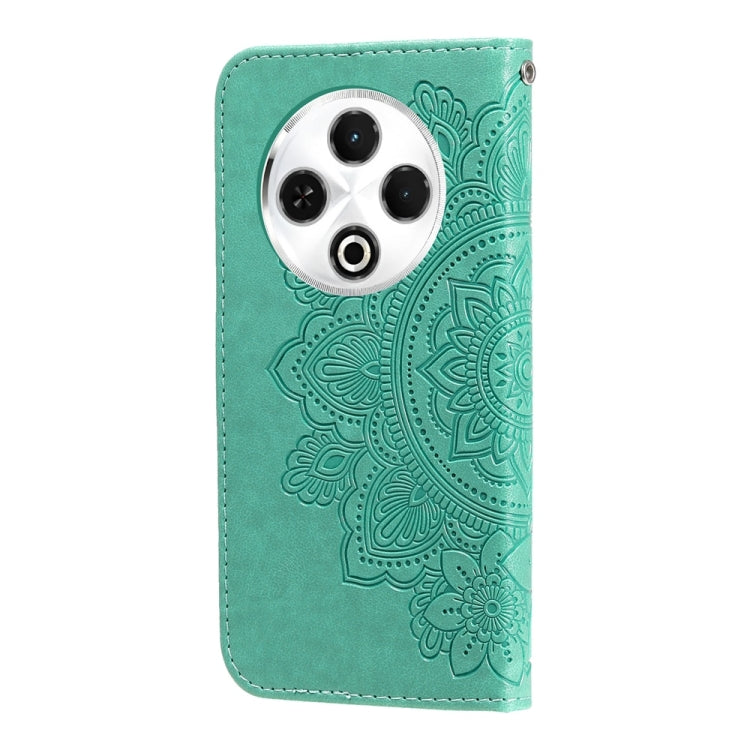 For Tecno Spark 30 4G Seven-petal Flowers Embossing Leather Phone Case