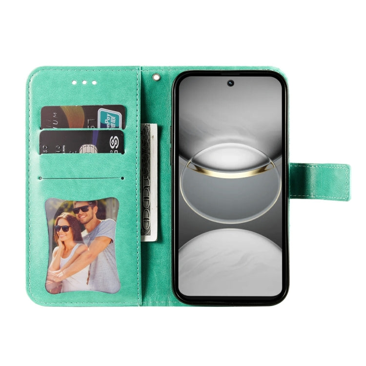 For Tecno Spark 30 4G Seven-petal Flowers Embossing Leather Phone Case