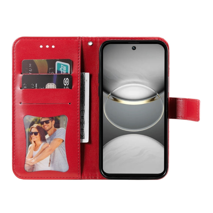 For Tecno Spark 30 4G Seven-petal Flowers Embossing Leather Phone Case
