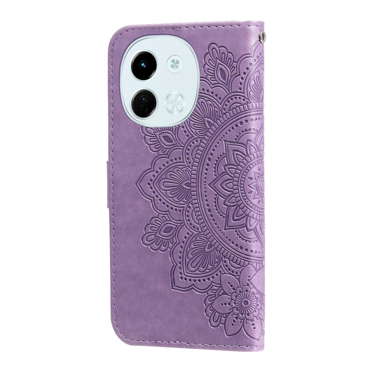 For Tecno Spark 30 5G / Pova 6 Neo 5G Seven-petal Flowers Embossing Leather Phone Case