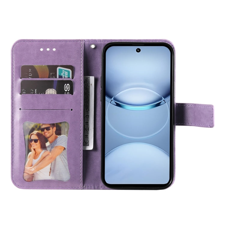 For Tecno Spark 30 5G / Pova 6 Neo 5G Seven-petal Flowers Embossing Leather Phone Case