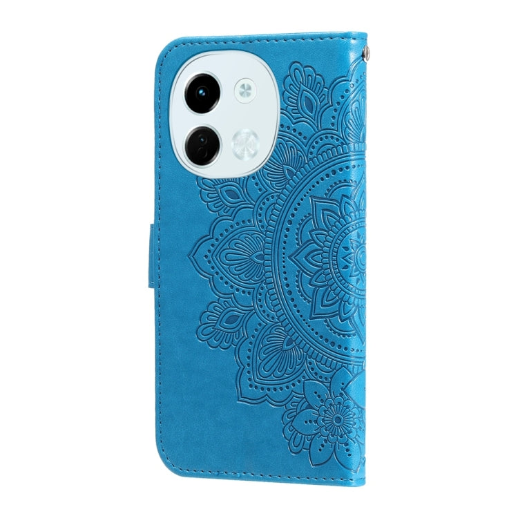 For Tecno Spark 30 5G / Pova 6 Neo 5G Seven-petal Flowers Embossing Leather Phone Case