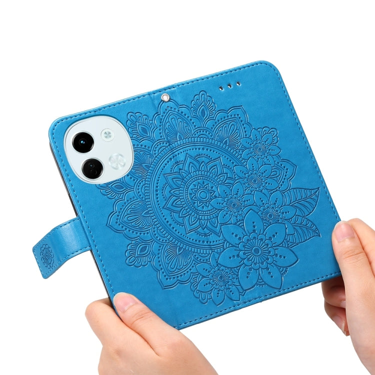 For Tecno Spark 30 5G / Pova 6 Neo 5G Seven-petal Flowers Embossing Leather Phone Case