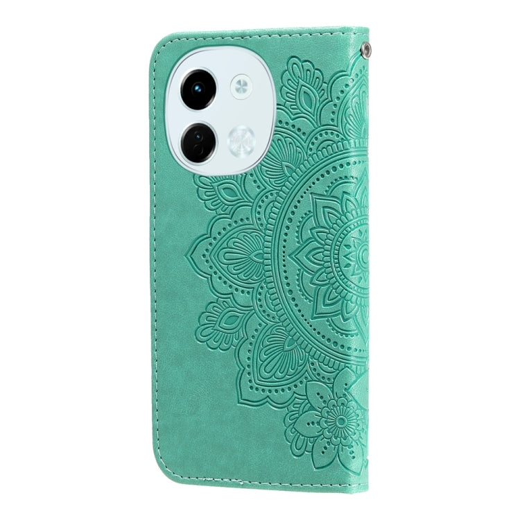 For Tecno Spark 30 5G / Pova 6 Neo 5G Seven-petal Flowers Embossing Leather Phone Case