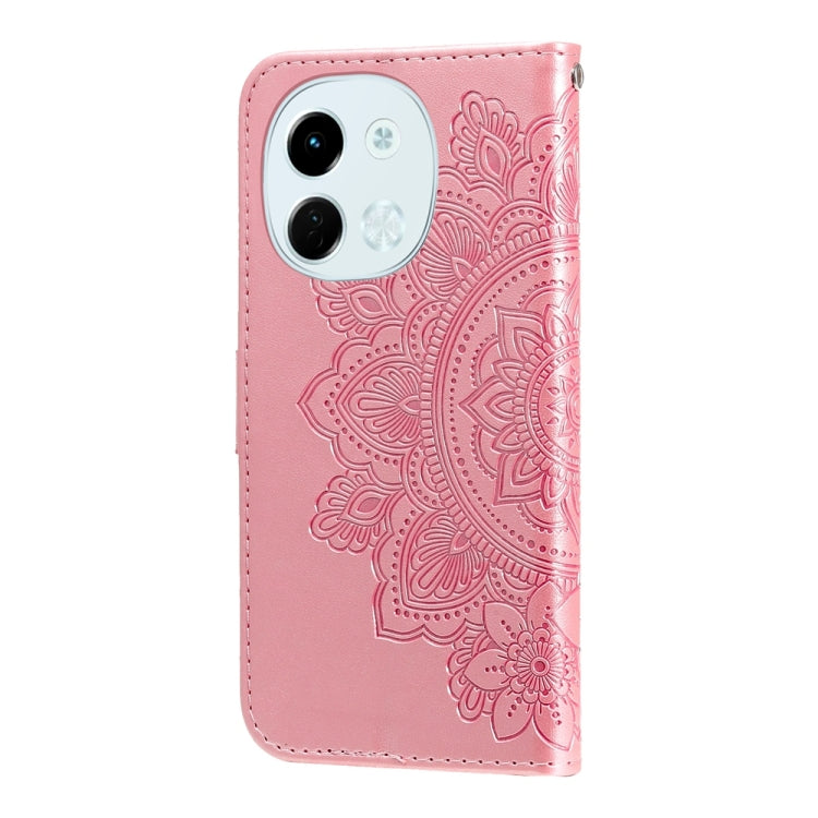 For Tecno Spark 30 5G / Pova 6 Neo 5G Seven-petal Flowers Embossing Leather Phone Case