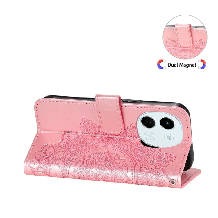 For Tecno Spark 30 5G / Pova 6 Neo 5G Seven-petal Flowers Embossing Leather Phone Case