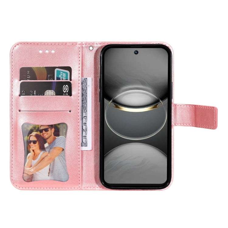 For Tecno Spark 30 Pro 4G Seven-petal Flowers Embossing Leather Phone Case