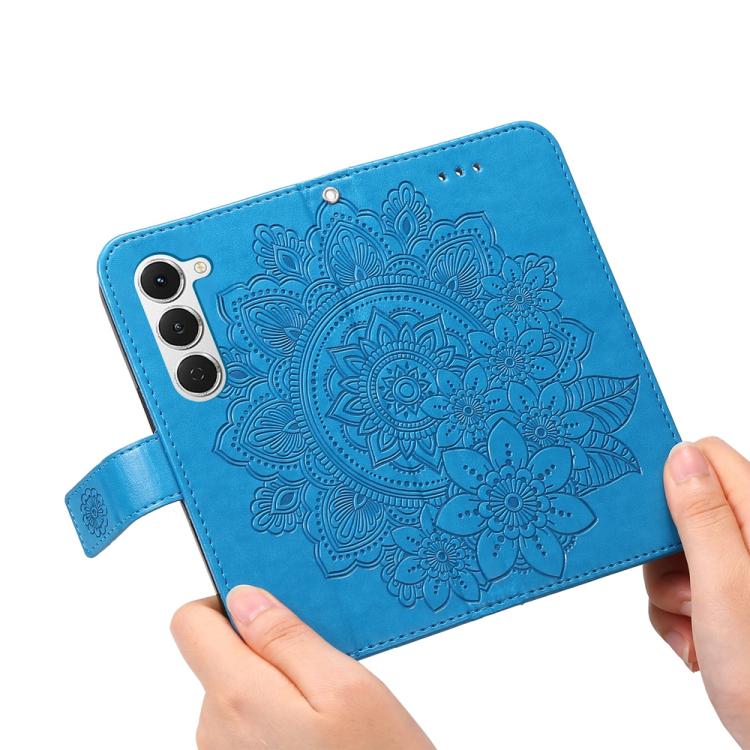 For Tecno Spark 40 Pro  4G Seven-petal Flowers Embossing Leather Phone Case