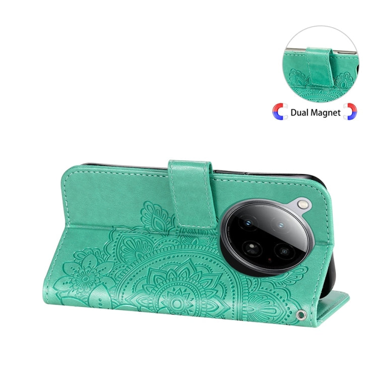 For Infinix Zero 40 4G / 5G Seven-petal Flowers Embossing Leather Phone Case