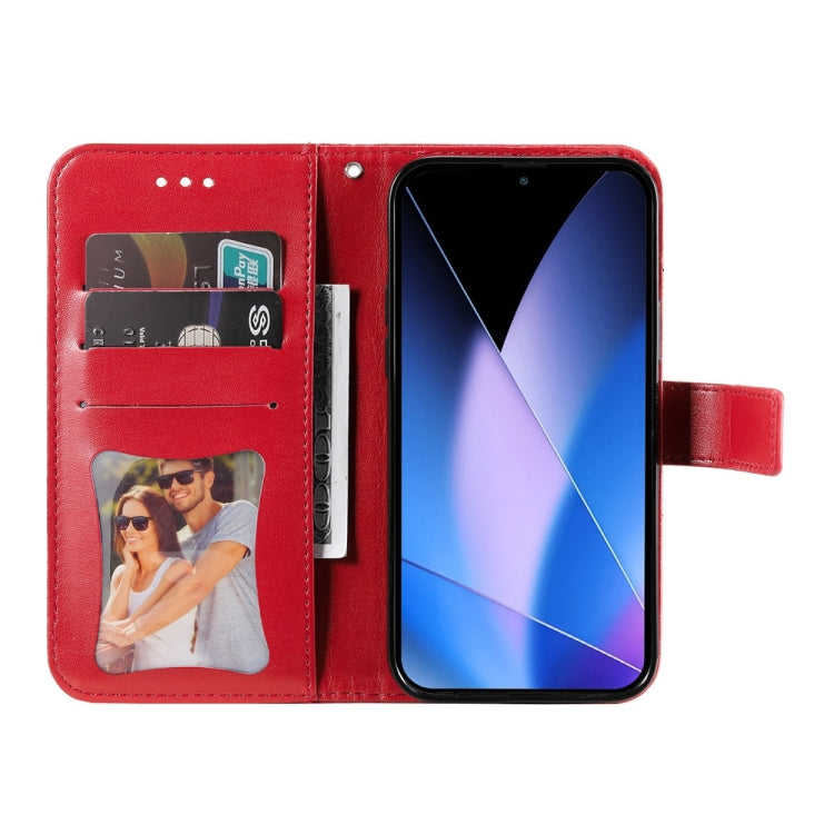 For Infinix Zero 40 4G / 5G Seven-petal Flowers Embossing Leather Phone Case
