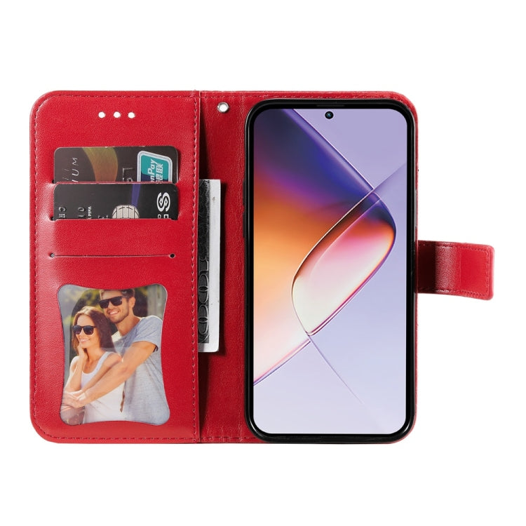 For Infinix Note 40 4G Seven-petal Flowers Embossing Leather Phone Case