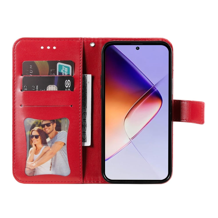 For Infinix Note 40 5G Seven-petal Flowers Embossing Leather Phone Case