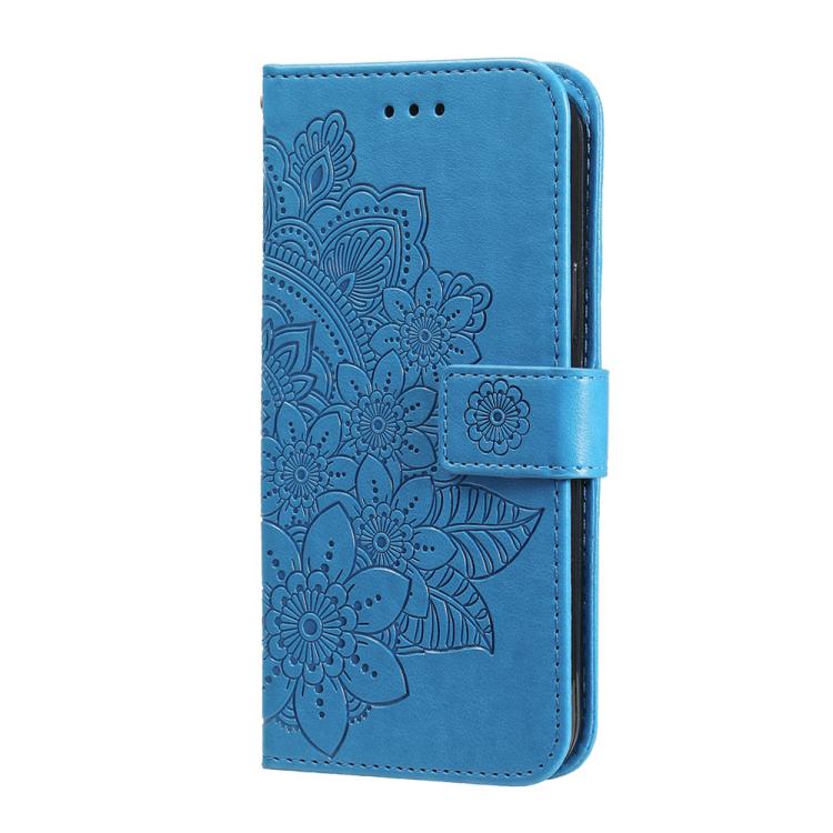 For Infinix Smart 20 4G Seven-petal Flowers Embossing Leather Phone Case