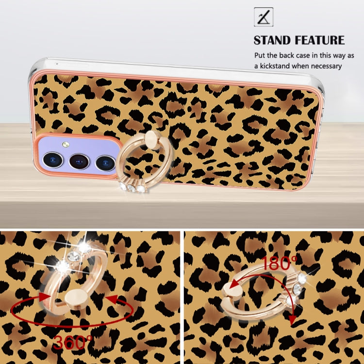 For Samsung Galaxy A16 5G Electroplating Dual-side IMD Phone Case with Ring Holder