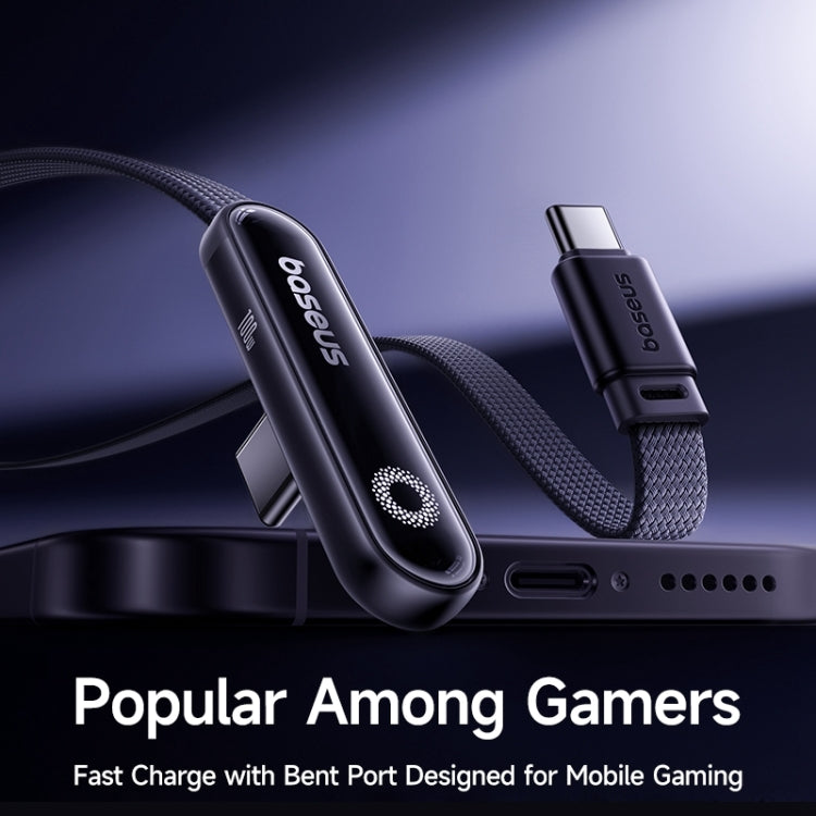 Baseus MVP 3 100W Type-C to Type-C Fast Charging Cable, Length:1m - Black