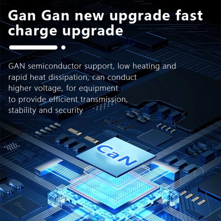 200W GaN 4 Type-C 2 USB Multi Ports Sharing Desktop Charger, Plug:AU Plug