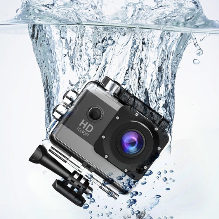 I5-358 2.0 inch IPS HD Screen Wide Angle Action Camera - Black