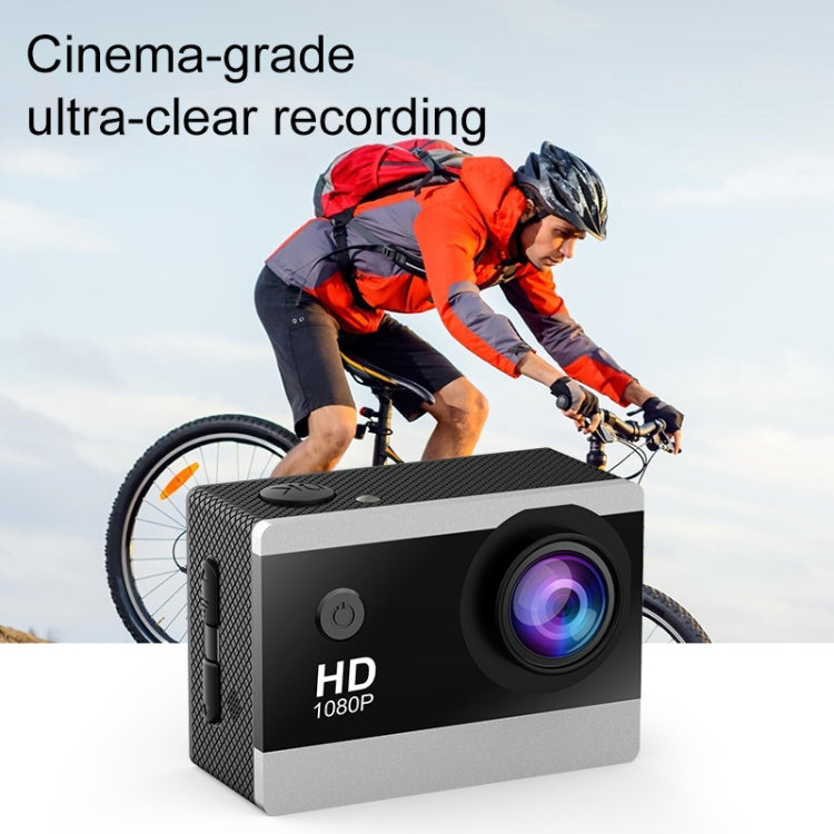 I5-358 2.0 inch IPS HD Screen Wide Angle Action Camera - Black