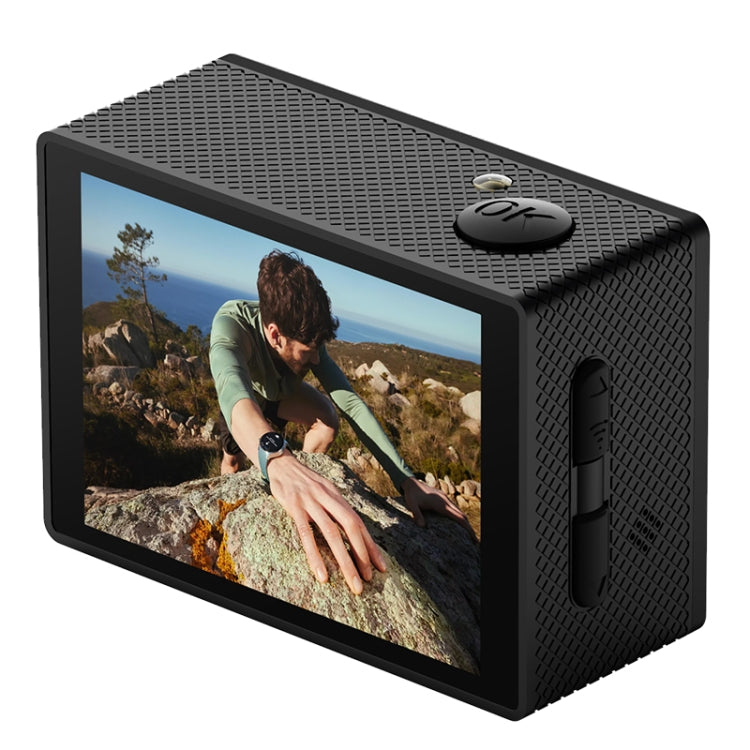 I5-359 2.0 inch IPS HD Screen Wide Angle Action Camera - Black