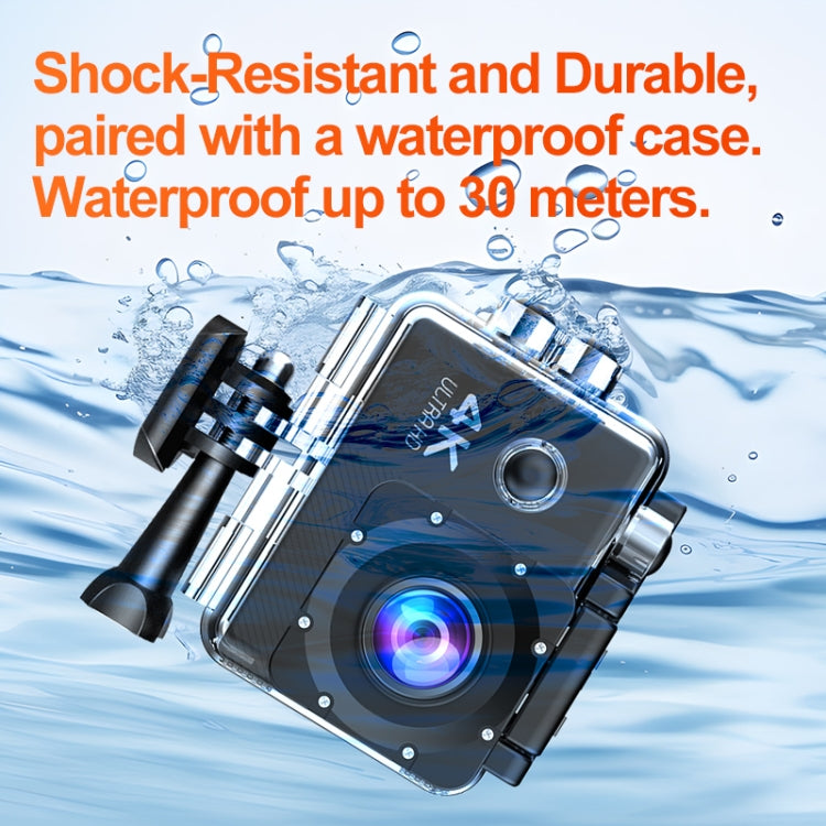I5-359 2.0 inch IPS HD Screen Wide Angle Action Camera - Black