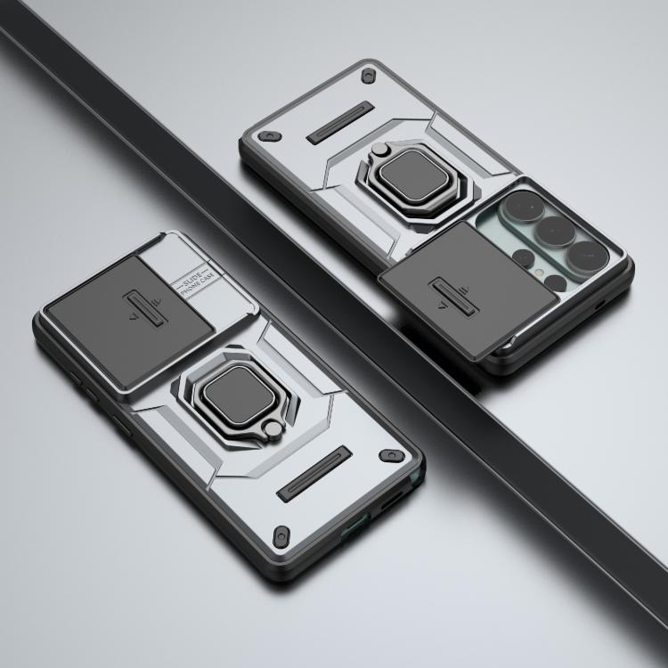 For Samsung Galaxy S26 Ultra 5G Sliding Camshield TPU + PC Shockproof Phone Case with Holder