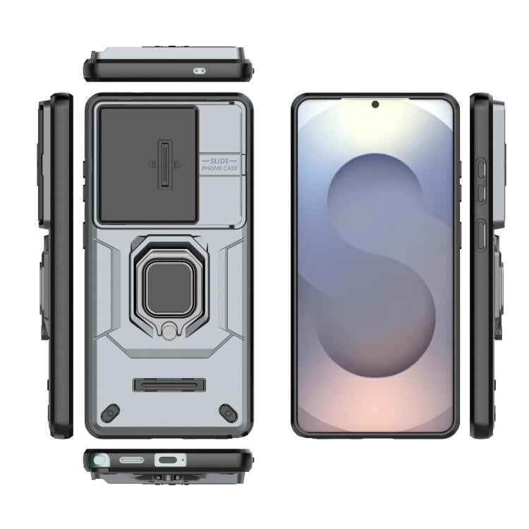For Samsung Galaxy S26 Ultra 5G Sliding Camshield TPU + PC Shockproof Phone Case with Holder