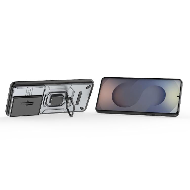 For Samsung Galaxy S26 Ultra 5G Sliding Camshield TPU + PC Shockproof Phone Case with Holder
