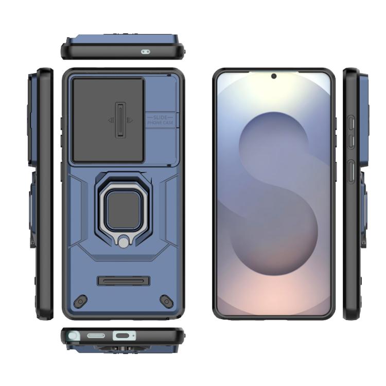 For Samsung Galaxy S26 Ultra 5G Sliding Camshield TPU + PC Shockproof Phone Case with Holder