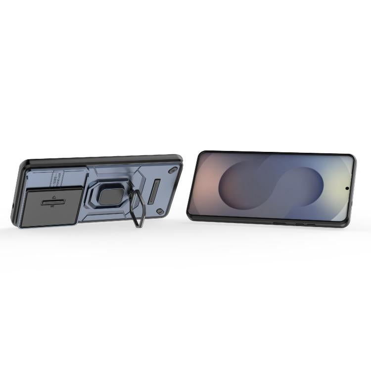 For Samsung Galaxy S26 Ultra 5G Sliding Camshield TPU + PC Shockproof Phone Case with Holder