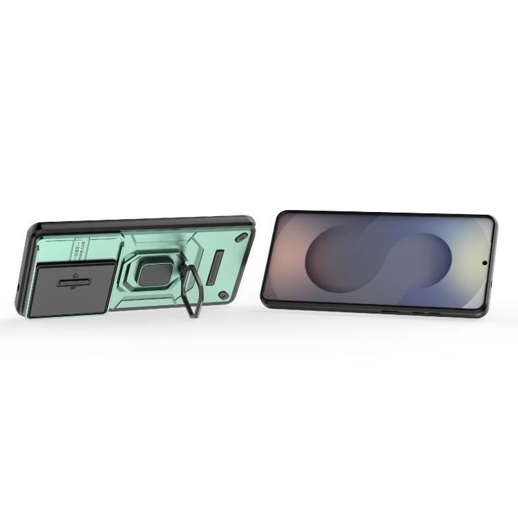 For Samsung Galaxy S26 Ultra 5G Sliding Camshield TPU + PC Shockproof Phone Case with Holder