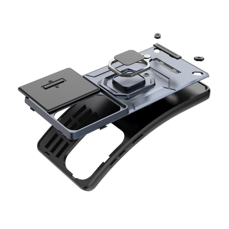 For Samsung Galaxy S26 Ultra 5G Sliding Camshield TPU + PC Shockproof Phone Case with Holder