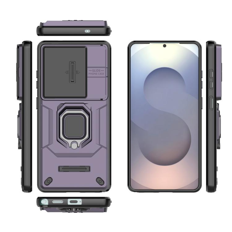 For Samsung Galaxy S26 Ultra 5G Sliding Camshield TPU + PC Shockproof Phone Case with Holder