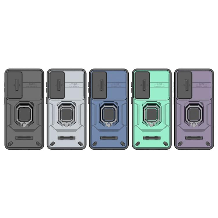 For Samsung Galaxy S26+ 5G Sliding Camshield TPU + PC Shockproof Phone Case with Holder