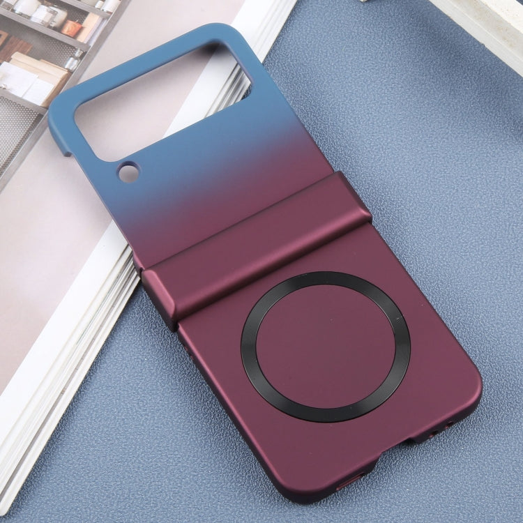 For Samsung Galaxy Z Flip4 Liquid PC Gradient MagSafe Phone Case