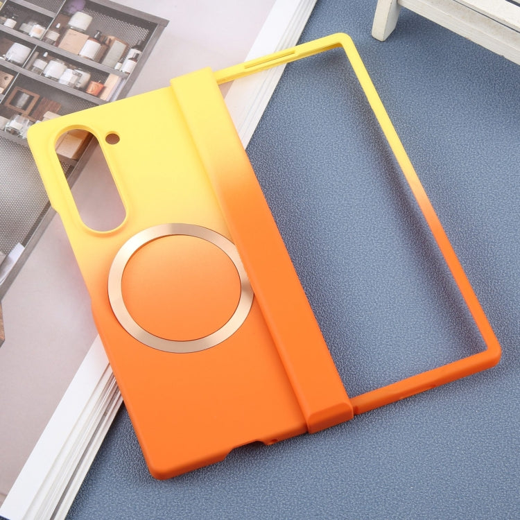 For Samsung Galaxy Z Fold6 Liquid PC Gradient MagSafe Phone Case