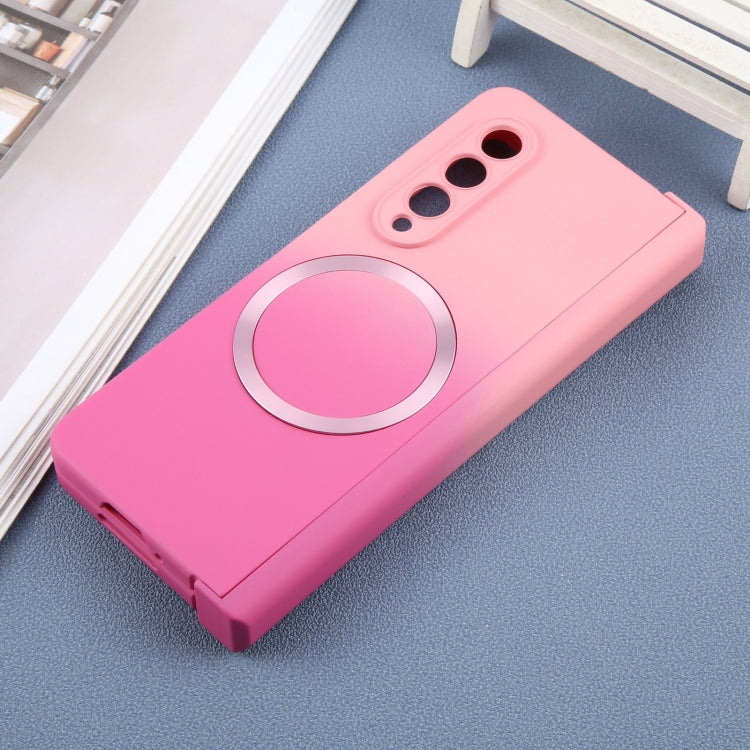 For Samsung Galaxy Z Fold4 Liquid PC Gradient MagSafe Phone Case