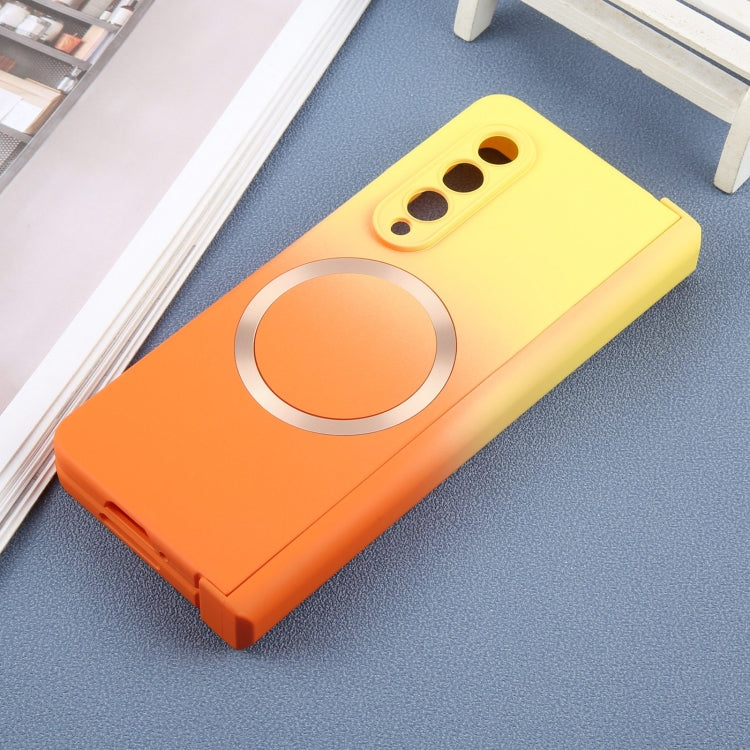 For Samsung Galaxy Z Fold4 Liquid PC Gradient MagSafe Phone Case