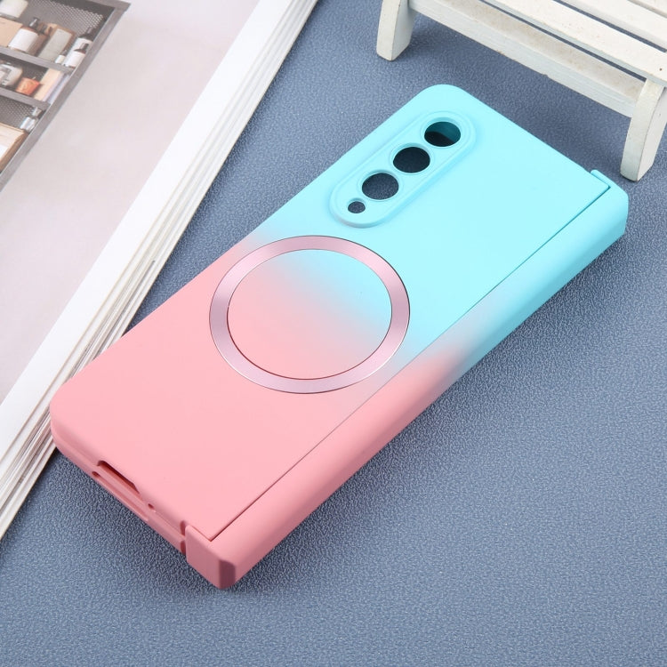For Samsung Galaxy Z Fold4 Liquid PC Gradient MagSafe Phone Case