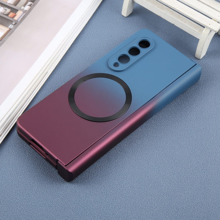 For Samsung Galaxy Z Fold4 Liquid PC Gradient MagSafe Phone Case