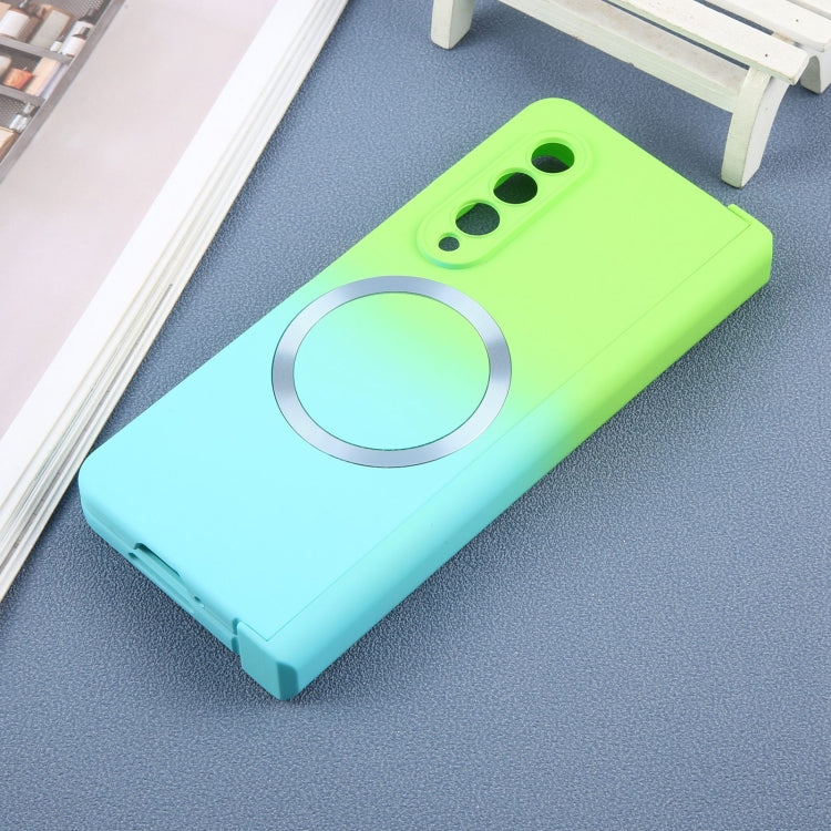 For Samsung Galaxy Z Fold4 Liquid PC Gradient MagSafe Phone Case